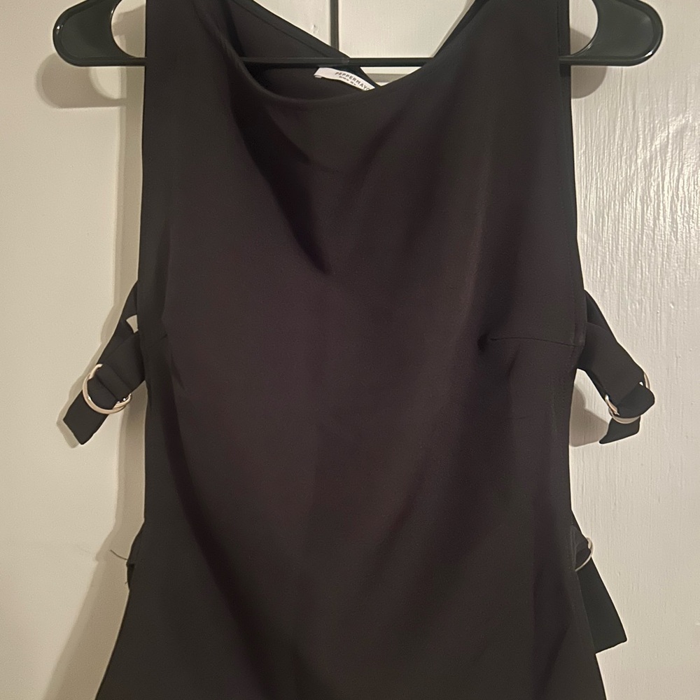 Peppermayo Black Sleeveless Top